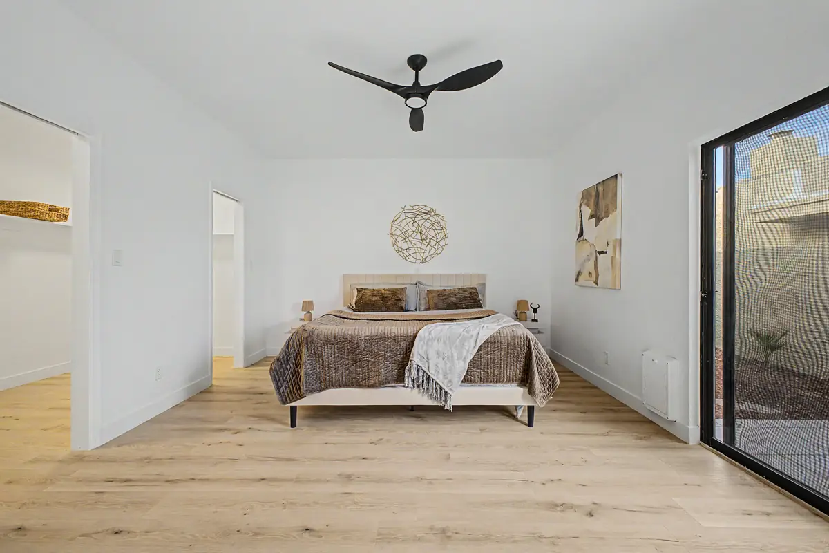 Secondary bedroom after renovation, 5135 N 78th St Scottsdale