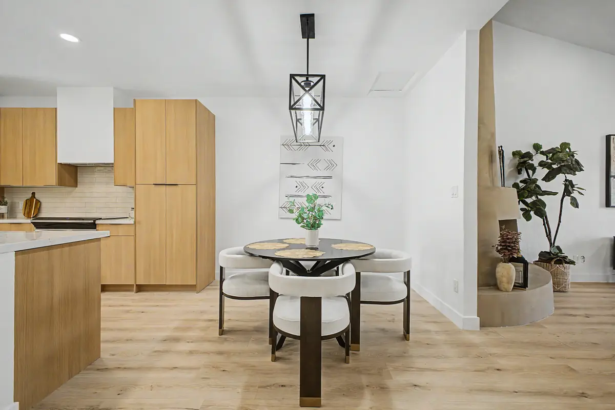 Dining nook off the remodeled kitchen, 5135 N 78th St Scottsdale